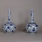 Pair of Chinese blue and white bottle vases, Kangxi (1662-1722) - image 4