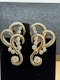 Beautiful and different 1930,s Deco French pair of diamond earrings at Deco&Vintage Ltd - image 1