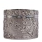 Antique Chinese Silver Circular Box with Lid and Plum Blossom Ornament - circa 1900 - image 5