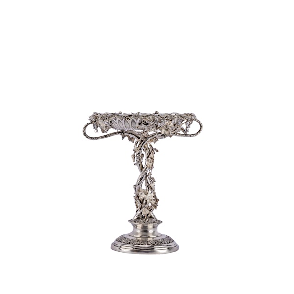 Antique Chinese Silver Comport Centrepiece, KHC, Canton, China  –  1840-50 - image 2