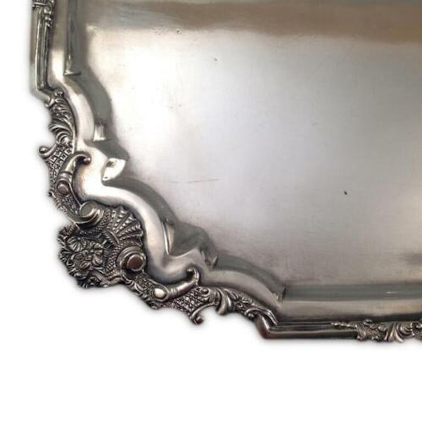 Antique Batavian/Dutch Colonial Silver Salver - Circa 1786 - image 2