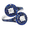 Cool Modern sapphire and diamond cross over dress ring SKU: 6618 DBGEMS - image 1