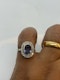 Lovely Art Deco sapphire diamond engagement ring at Deco&Vintage Ltd - image 3