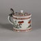 Famille verte mustard cup and cover with metal mounts, Kangxi (1662-1722) - image 1