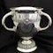 A large heavy , classic design three handle trophy cup. - image 4