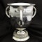 A large heavy , classic design three handle trophy cup. - image 5