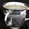 A large heavy , classic design three handle trophy cup. - image 8