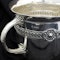 A large heavy , classic design three handle trophy cup. - image 7