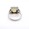 Art Deco chrysoberyl and diamond ring - image 3