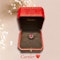 Cartier Vintage Rubellite (Red Tourmaline) Tank Ring - image 3