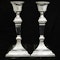 A pair of sterling silver Georgian style candle sticks. - image 2
