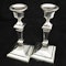 A pair of sterling silver Georgian style candle sticks. - image 5