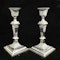 A pair of sterling silver Georgian style candle sticks. - image 4