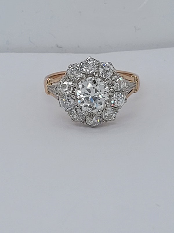 Antique diamond cluster ring SKU: 6649 DBGEMS - image 5