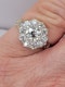 Antique diamond cluster ring SKU: 6649 DBGEMS - image 2