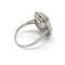 Art Deco Aquamarine, Diamond and Platinum Ring - image 5