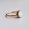 Vintage solitaire opal gold ring - image 2