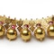 Vintage Indian Ruby And Gold Spheres Necklace - image 3