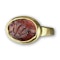Gold ring with a garnet intaglio of Pegasus. Sasanian, 3rd - 7th century AD. - image 2