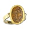 Magical gold ring with an Ancient double-sided jasper Abraxas stone intaglio. - image 4
