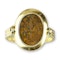 Magical gold ring with an Ancient double-sided jasper Abraxas stone intaglio. - image 5