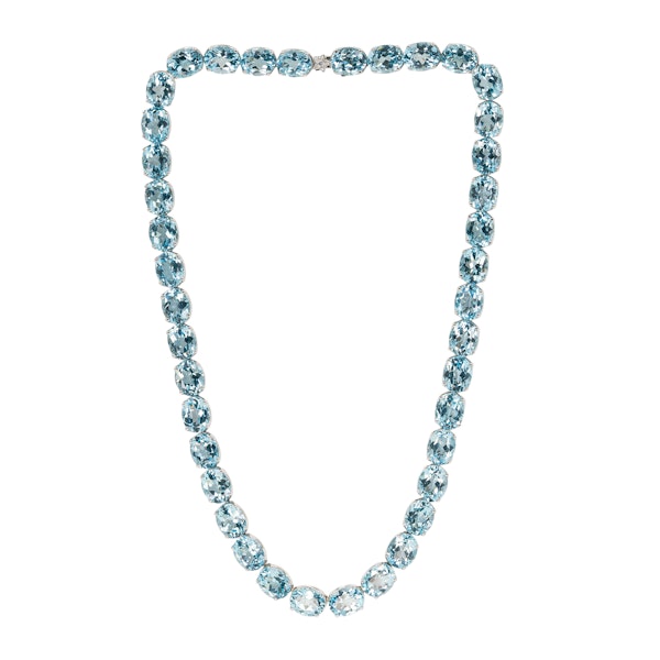 Blue Topaz Riviera Necklace - image 2