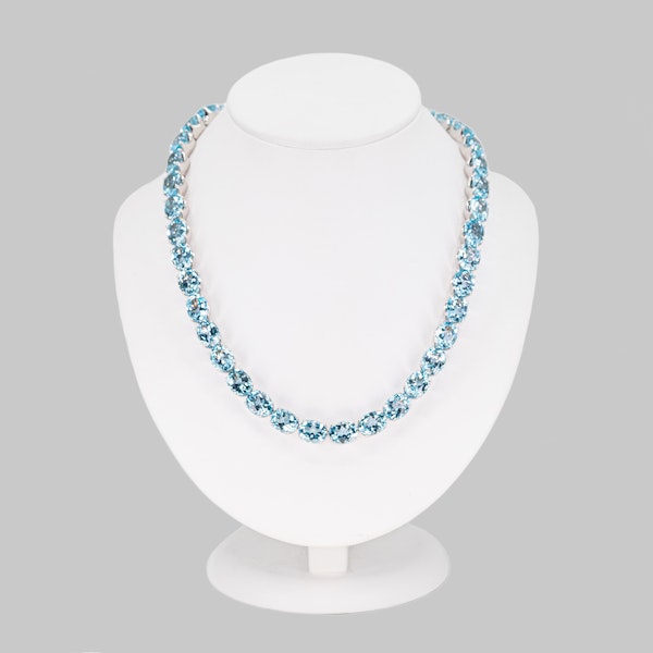 Blue Topaz Riviera Necklace - image 4