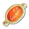 Gold ring with an Etruscan carnelian scarab of a figure carrying an amphora. - image 3