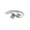 18kt White Gold Ring 'Contrariè' with Diamonds - image 2