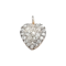Antique diamond heart pendant SKU: 6683 DBGEMS - image 1
