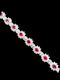 Modern ruby and diamond bracelet SKU: 6667 DBGEMS - image 2