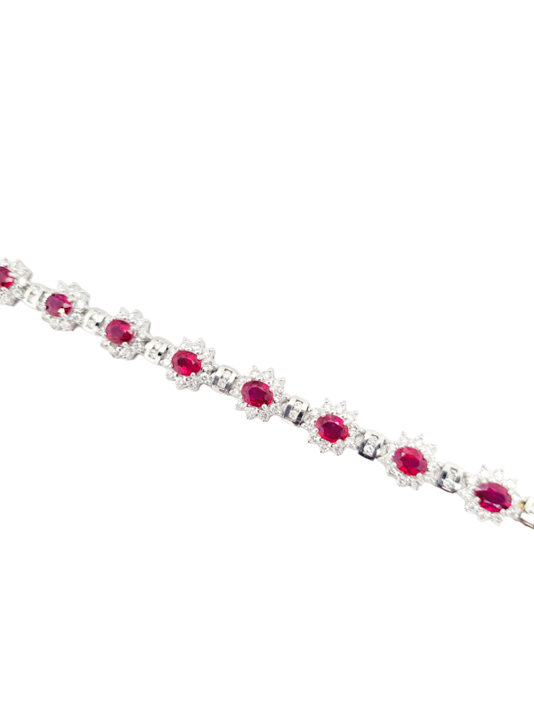 Modern ruby and diamond bracelet SKU: 6667 DBGEMS - image 1