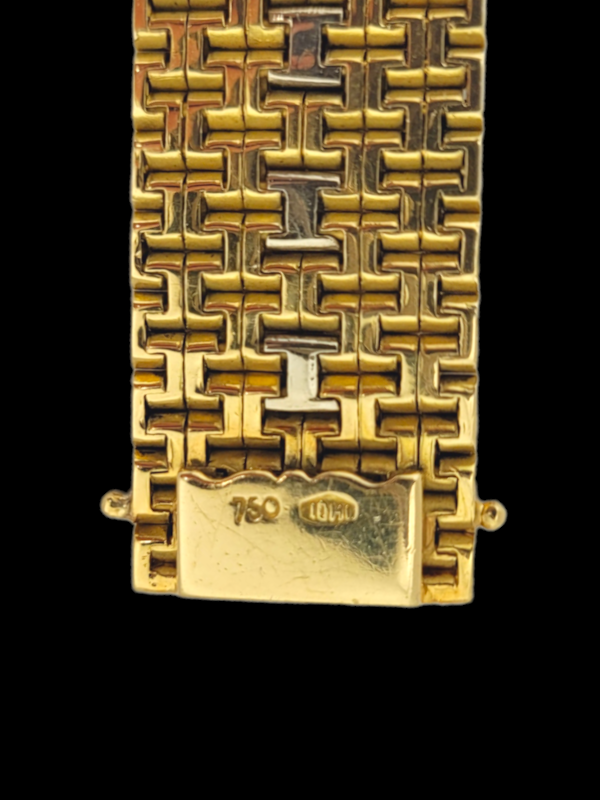 1960's bi colour gold and sapphire bracelet SKU: 6666 DBGEMS - image 4