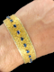 1960's bi colour gold and sapphire bracelet SKU: 6666 DBGEMS - image 2