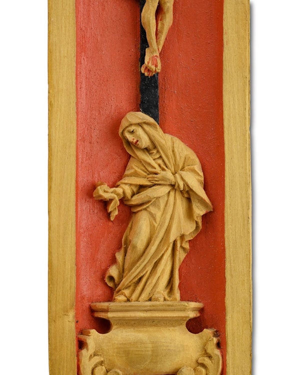 Pilgrims retable in finely carved boxwood. Germany, Bohemia, early 18th century. - image 11