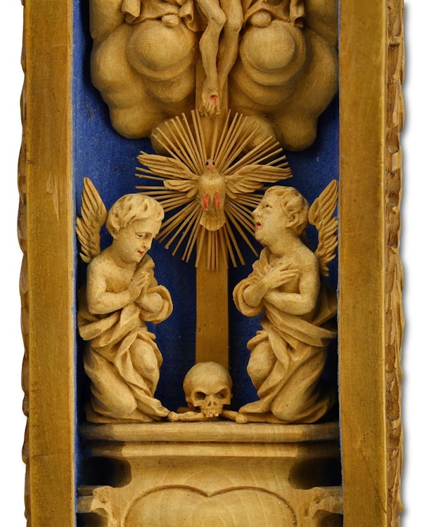Pilgrims retable in finely carved boxwood. Germany, Bohemia, early 18th century. - image 9