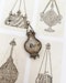 Silver gilt filigree mounted rock crystal flask pendant. Spanish, 17th century. - image 2