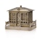 Antique Russian Silver trompe l’oeil box designed as a wooden house, Moscow c.1869 - image 2