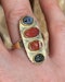 Gold ring set with four Ancient and Renaissance hardstone intaglios. - image 8