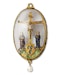 Renaissance rock crystal, gold and enamel pendant set with the crucifixion. - image 4