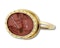 Gold ring with a rare ancient jasper intaglio of Eros riding a giant phallus. - image 6