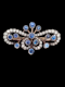 Vintage Tiffany Montana sapphire and diamond brooch SKU: 6785 DBGEMS - image 1