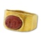 Ancient angular gold ring set with a jasper intaglio of an allegorical scene. - image 9