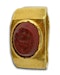 Ancient angular gold ring set with a jasper intaglio of an allegorical scene. - image 11
