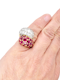 Vintage bombe ruby and diamond dress ring SKU: 6723 DBGEMS - image 3