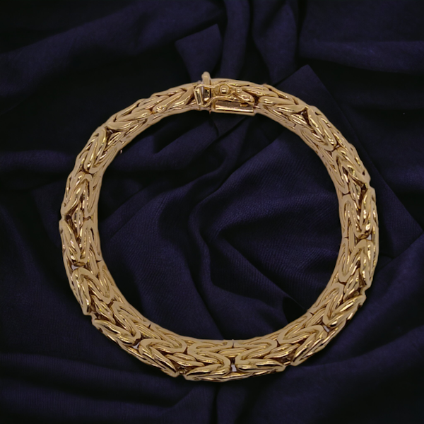 Vintage Italian Gold Bracelet - image 3