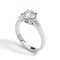 Modern Diamond and Platinum Solitaire Ring, 1.55 Carats - image 2
