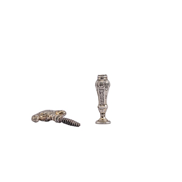 Antique 18th Century Dutch silver corkscrew - image 4