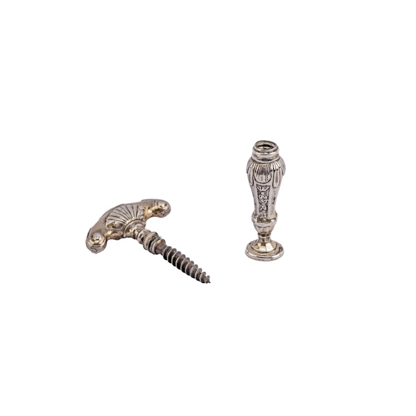 Antique 18th Century Dutch silver corkscrew - image 6