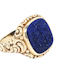 Lapis lazuli intaglio signet ring SKU: 6814 DBGEMS - image 1
